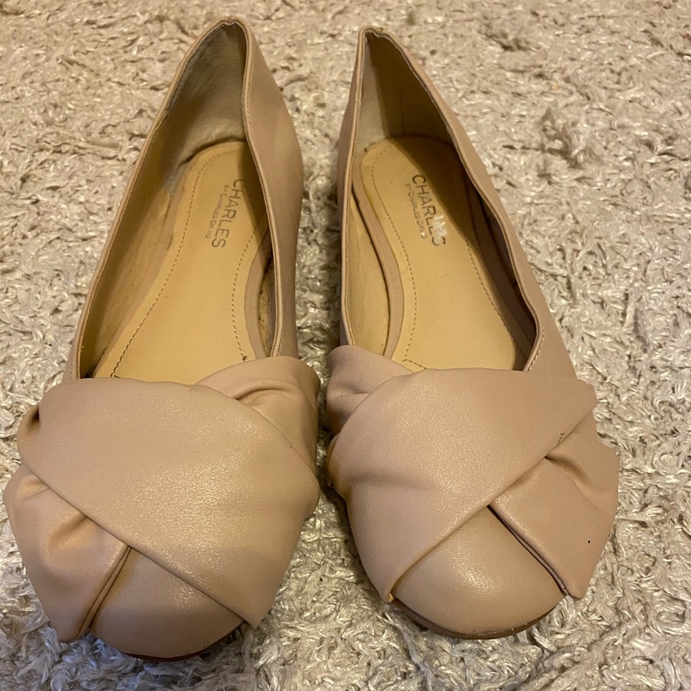 Light pink flats
